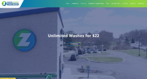 Zoom Express Car Wash Website